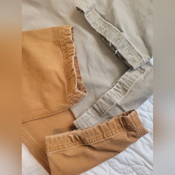 2 Pairs, Duluth Trading Co Flex Fire Hose Work Pants, Tagged 34×34 Relaxed Fit - Picture 4 of 14